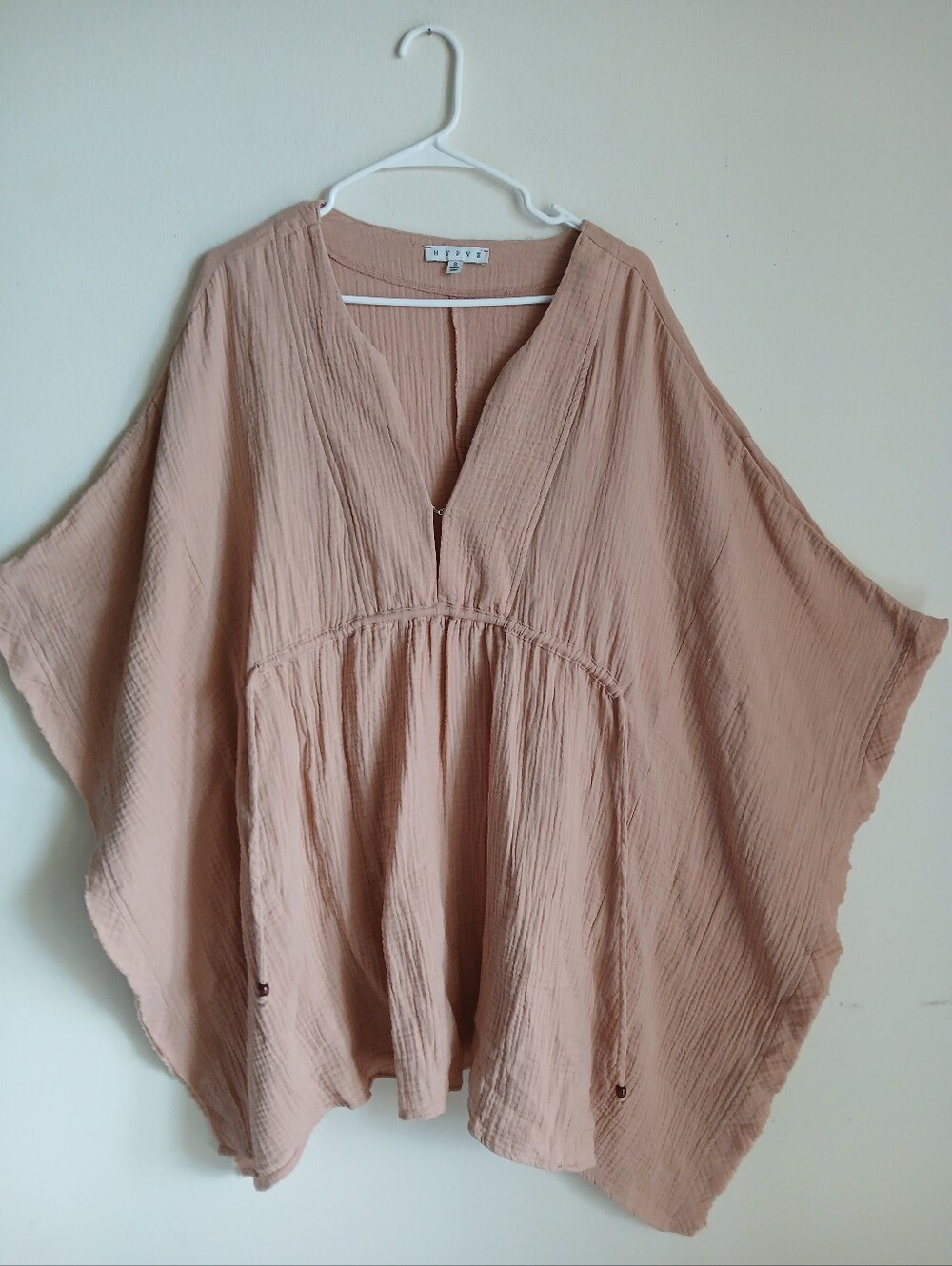 HYFVE Cotton Bohemian Hippy Oversized Beach Cover Up Small - Picture 1 of 12